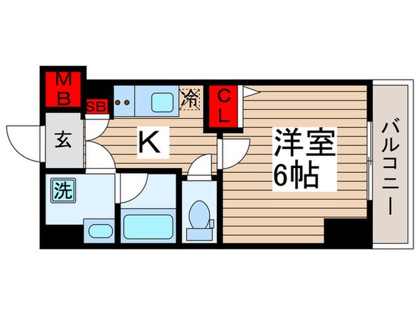 ラフィスタ大師前Ⅲ（405）の物件間取画像